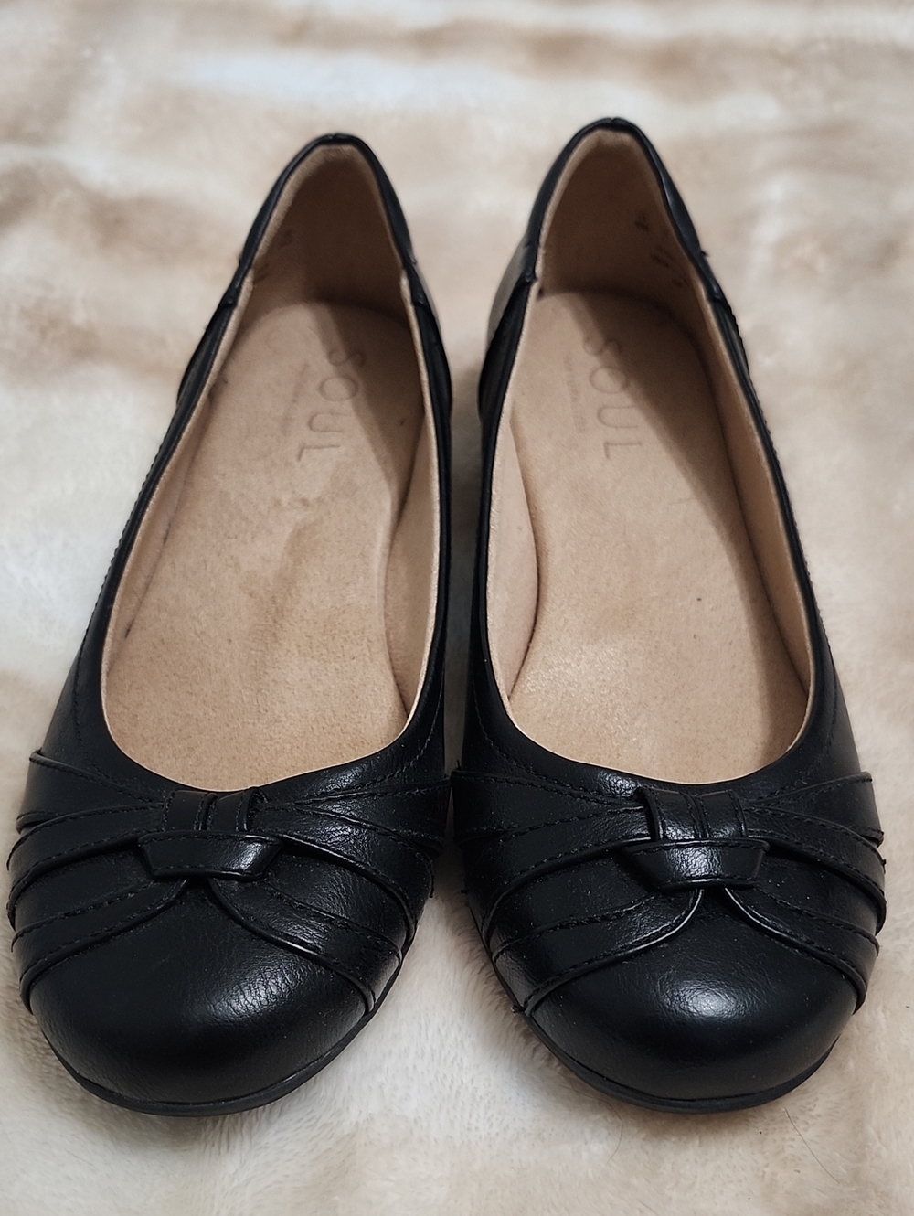 Soul By Naturalizer Women's Slip On "Gift" Ballet Flats 8 Wide